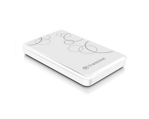 Transcend Portable HDD 1Tb StoreJet TS1TSJ25A3W USB 3.0, 2.5, white