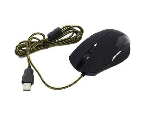 Oklick 765G черный оптическая (1600/2400dpi) USB игровая (6but) 945841