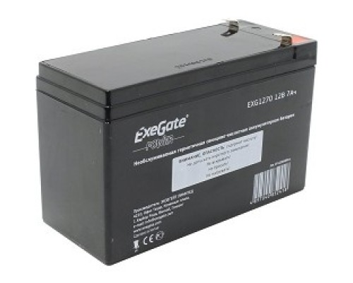 Exegate EP129858RUS Аккумуляторная батарея DTM 1207 (12V 7Ah, клеммы F2)