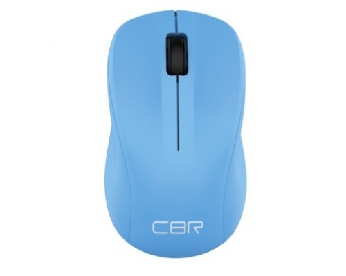 CBR CM 410 Blue, беспроводная, оптическая, 2,4 ГГц, 1000 dpi, 3 кнопки и колесо прокрутки, выключатель питания, цвет голубой