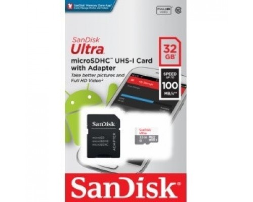 Micro SecureDigital 32Gb SanDisk UHS-I SDSQUNR-032G-GN3MA